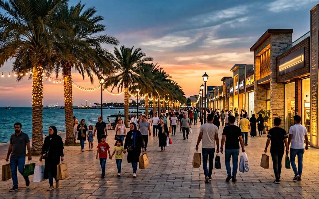 بازار مرجان و کوروش برند سنتر؛ خرید در کنار گشت ساحلی